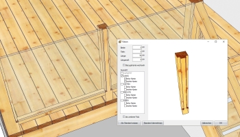 Falzenbearbeitung (z. B. für Glasfenster)